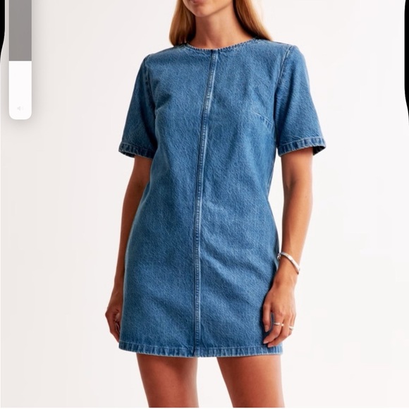 Abercrombie & Fitch Dresses & Skirts - Abercrombie &Fitch Denim Shift Mini Dress Size SP